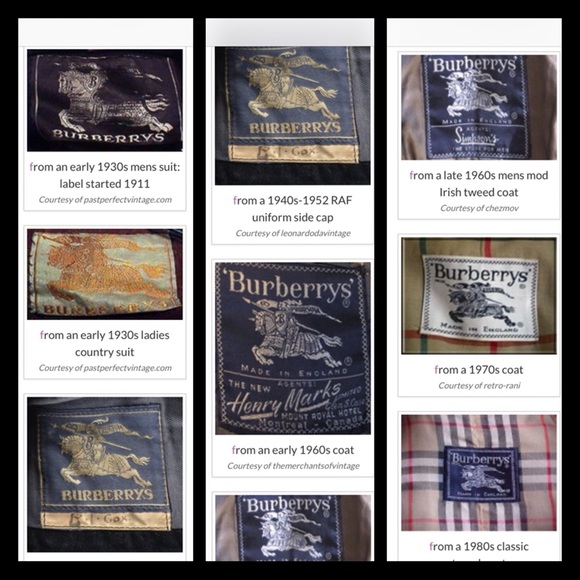 Burberry Label History And Information - Picture 2 of 4